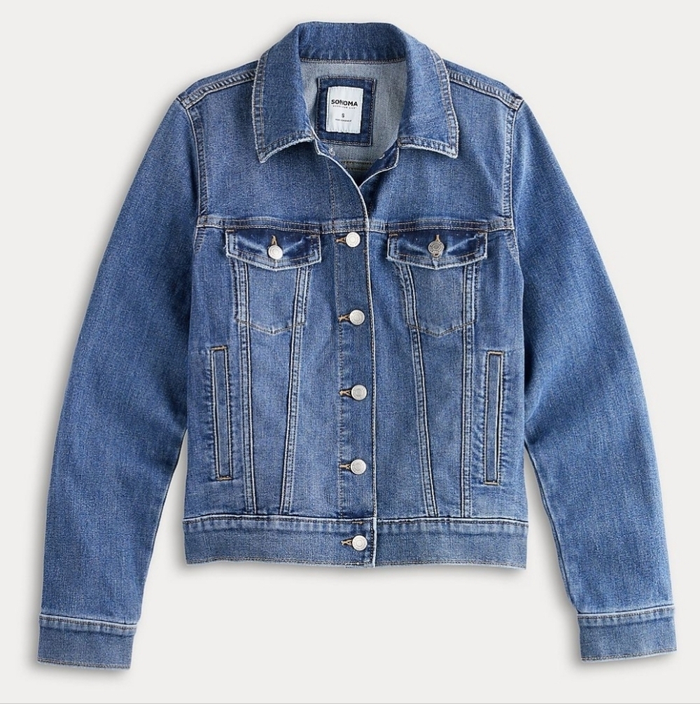 Sonoma Denim Jean Jacket - Blue Size XS